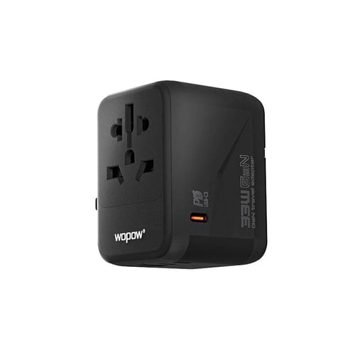 شاحن جداري من ووبو للسفر بقوة اجمالية 33 واط