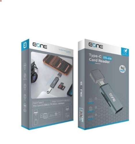قارئ بطاقات Eone 4in1 تايب سي - محول OTG ونقل بيان...