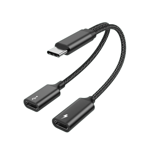 موزع مدخل شاحن وسماعة تايب سي