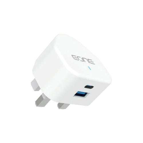 فيش بقوة 20 واط منفذين PD&usb-A من E-ONE
