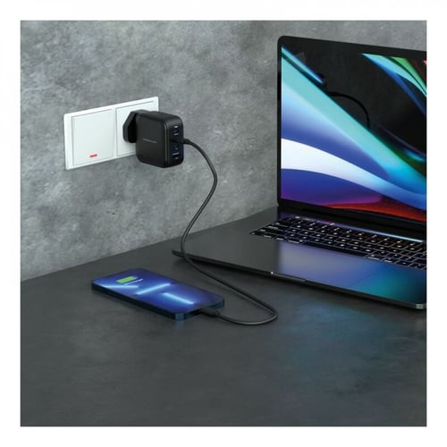 شاحن حائط بــ قوة 100 واط متعدد المنافذ و بتقنية G...