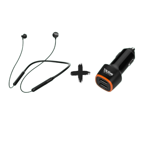 ACTIVE - سماعة رياضية لا سلكية Charm Fit - X + شاح...