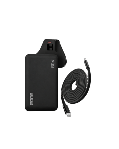 شاحن EONE TITAN بقوة 65 واط بتقنية GaN + كابل مغنا...