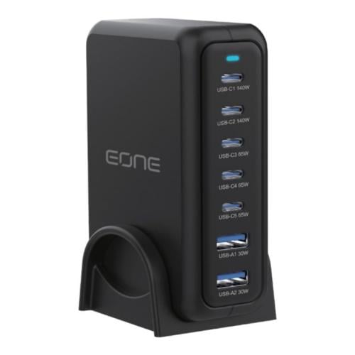 شحن سطح المكتب EONE STATION بقدرة 140 واط بتقنية G...
