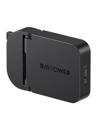 شاحن منزلي قابل للطي من راف بور 35 واط