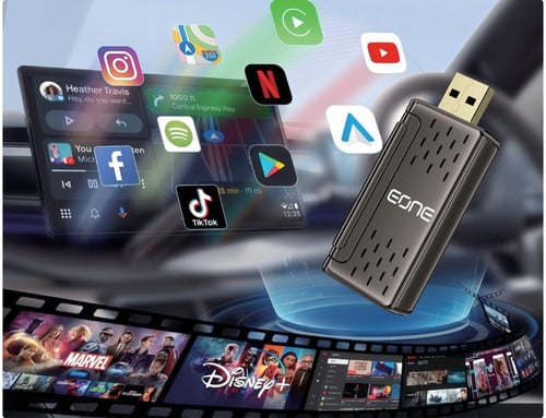 محول لاسلكي مع نظام أندرويد كامل carplay