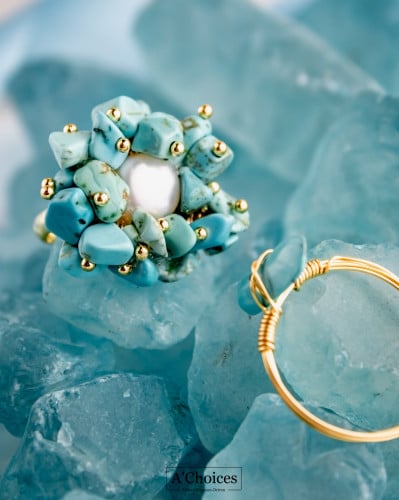 خاتم مصنوع يدويا من الفضة عيار 925 مطلي بالذهب عيا...