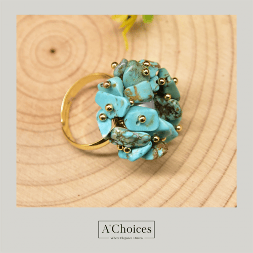 خاتم مصنوع يدويا من الفضة عيار 925 مطلي بالذهب عيا...