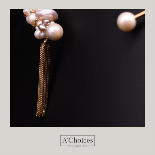 عقد تشوكر مصنوع يدوياً من النحاس المطلي بالذهب عيا...