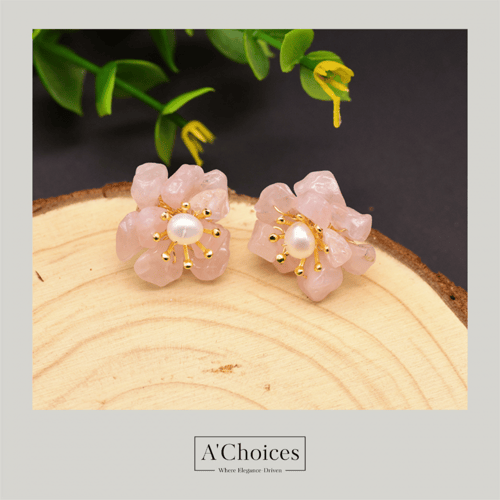 أقراط مصنوعة يدوياً من الفضة والنحاس المطلي بالذهب...