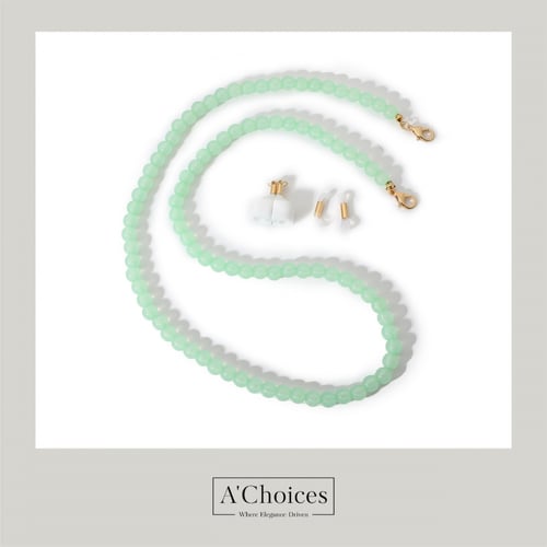 سلسلة بخرز ملون للنظارة او للسماعة وتستخدم ايضا لو...