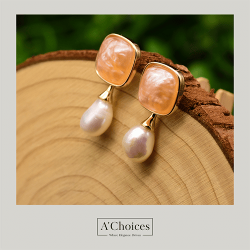 أقراط مصنوعة يدوياً من الفضة و النحاس المطلي بالذه...