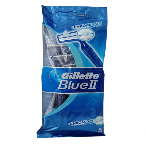 جيليت بلو 2 ماكينة حلاقة رجالي 5حبة كيس