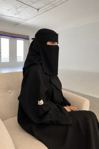 نقاب طويل-عبايات مميزة