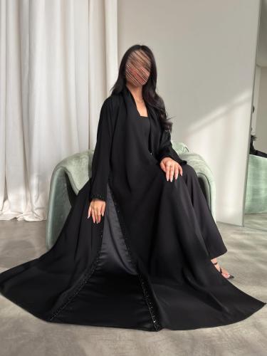 عباية شوق-كريب ملكي مع تفته