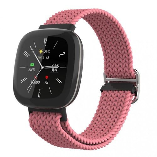 سوار تبديل نايلون مظفر لساعة فيتبيت فيرسا 3 / فيرس...