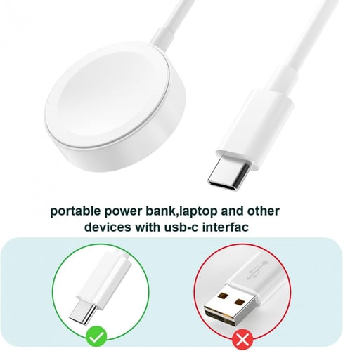 سلك شاحن لساعات ابل ( تايب سي - Type-C )