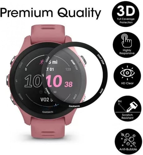 4 قطع - حامي شاشة لساعة جارمن فوريرنر 255