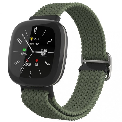 سوار تبديل نايلون مظفر لساعة فيتبيت فيرسا 3 / فيرس...