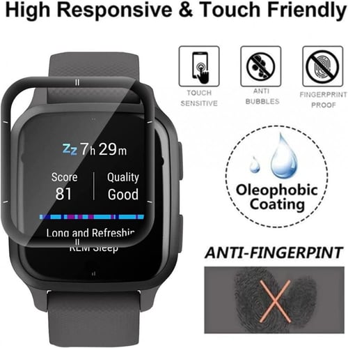 4 قطع - حامي شاشة لساعة جارمن فينو اس كيو 2