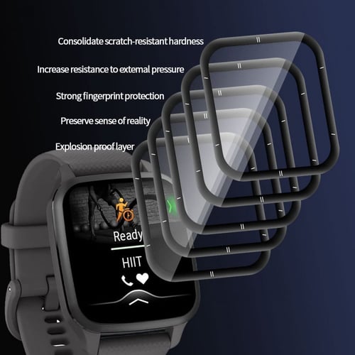 4 قطع - حامي شاشة لساعة جارمن فينو اس كيو 2