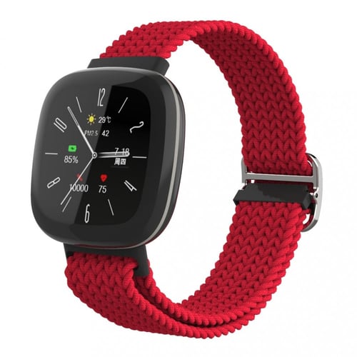 سوار تبديل نايلون مظفر لساعة فيتبيت فيرسا 3 / فيرس...