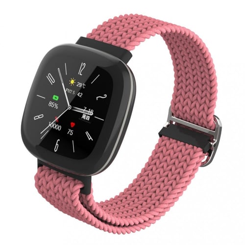 سوار تبديل نايلون مظفر لساعة فيتبيت فيرسا 3 / فيرس...