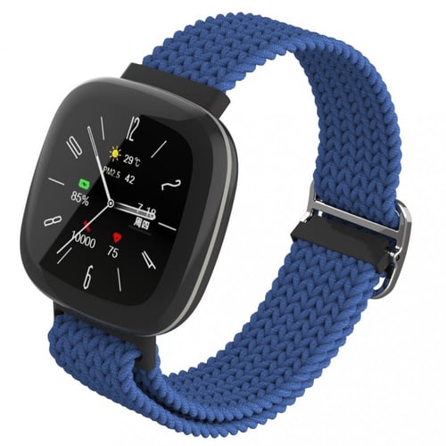 سوار تبديل نايلون مظفر لساعة فيتبيت فيرسا 3 / فيرس...