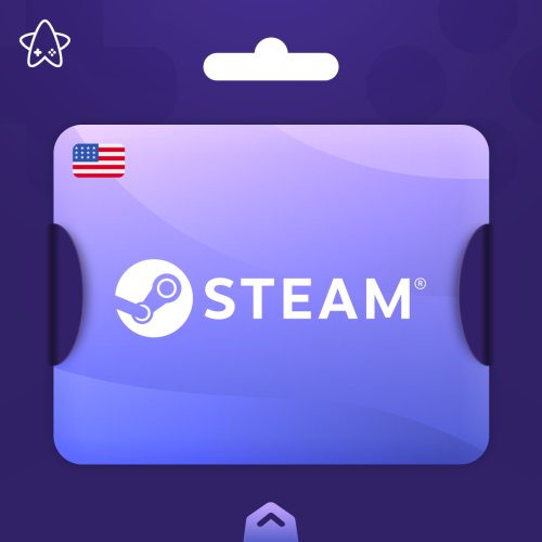 بطاقة ستيم 5$ دولار – المتجر الأمريكي (Steam Walle...