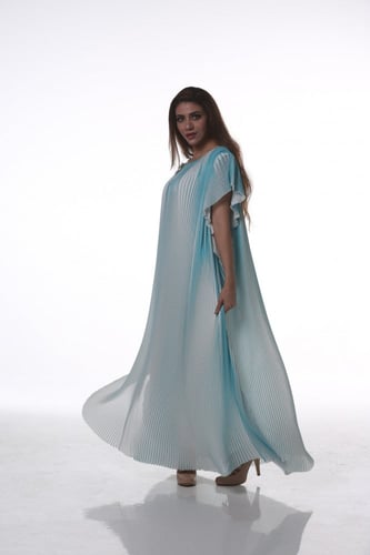 جلابية بقماش مكس للونين