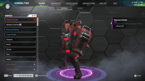 حساب ايبكس ليجند , المستوى 69 + سكنات 74