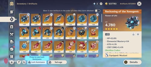 حساب قنشن , لفل 53 + شخصيات واسلحة 5 نجوم مميز