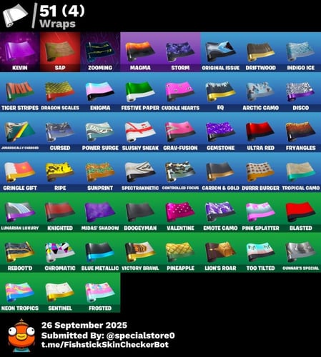 حساب فورت نايت + السكنات 55 + سكنات نادرة + ايميل...