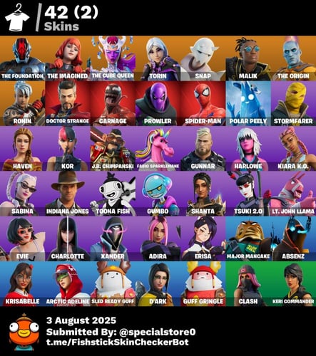 حساب فورت نايت + السكنات 42 + ايميل ايبيك يتغير +...