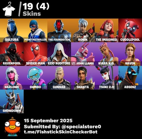 حساب فورت نايت + السكنات 19 +مناسب للبداية + ايميل...