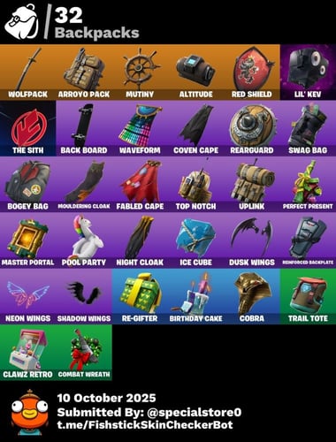 حساب فورت نايت + السكنات 32 + سكنات نادرة + ايميل...