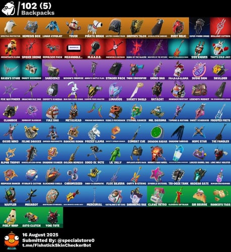 حساب فورت نايت + السكنات 69 + سكنات مميزة ومرغوبة...