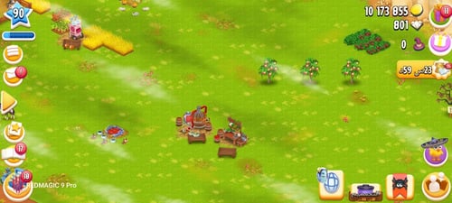 مزرعة هاي داي لفل 90 + 10 مليون كوينز