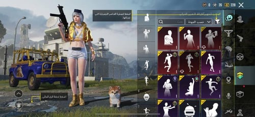 المستوى 72 + UMP لفل 2 + 5 سكنات ميثيك