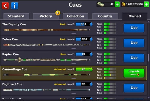 حساب 8ball pool ا + 1 مليار , لفل 89 عالي - عصا كث...