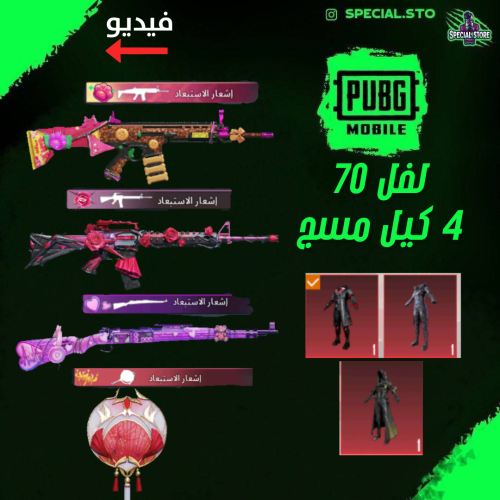 4 كيل مسج + سكنات ميثيك و سيزونات ماكس - لفل 70