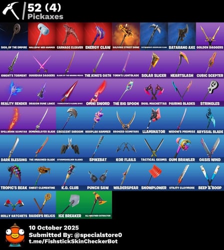 حساب فورت نايت + السكنات 53 + سكنات نادرة + ايميل...