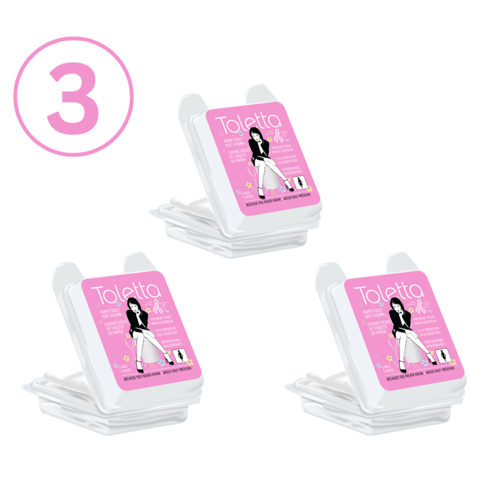 توليتا غطاء كرسي الحمام للاستخدام مرة واحدة - 5 غط...