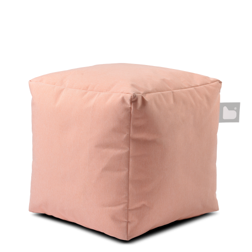 مسند قدم بوف بي بوكس باستيل فاخر - برتقالي