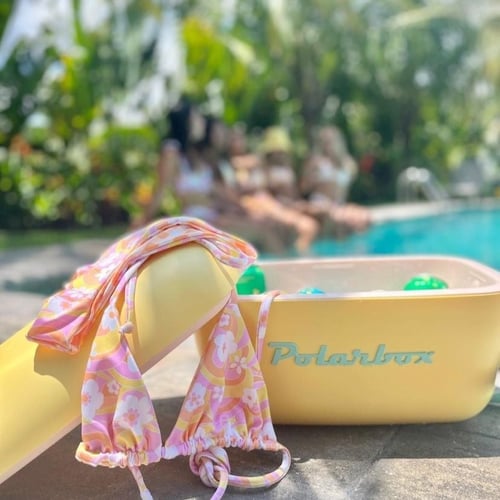 صندوق حافظ للبرودة بوب - اصفر - 20 لتر