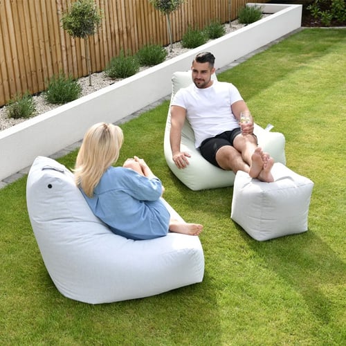 مسند قدم بوف بي بوكس مبطن - أحمر