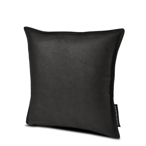 مخدة كنب جلد فاخر - أسود