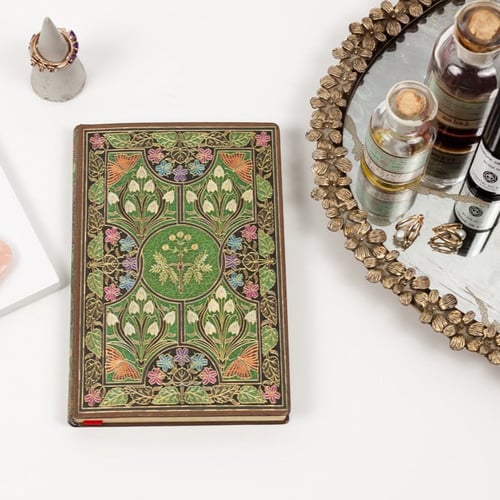 دفتر وسط Poetry in Bloom " مخطط "