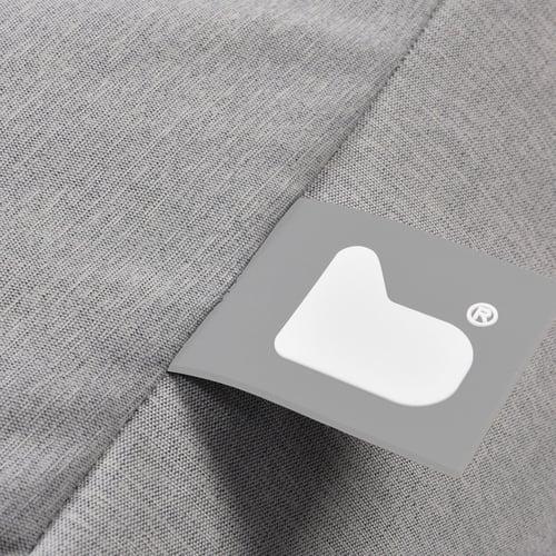 كرسي بين باج كبير باستيل فاخر- رمادي أزرق