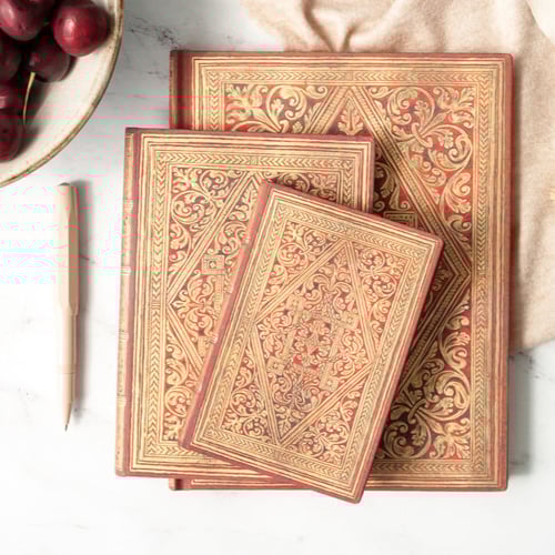 دفتر وسط Golden Pathway "مخطط"